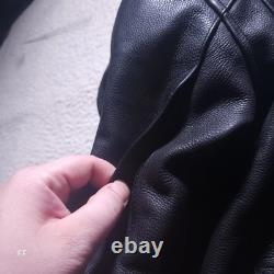 Suzuki Boulevard M109R Men's Leather Plated Motorcycle Jacket 40in Chest Black