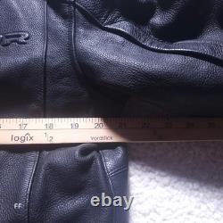 Suzuki Boulevard M109R Men's Leather Plated Motorcycle Jacket 40in Chest Black