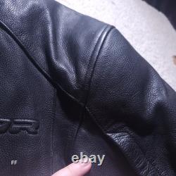 Suzuki Boulevard M109R Men's Leather Plated Motorcycle Jacket 40in Chest Black