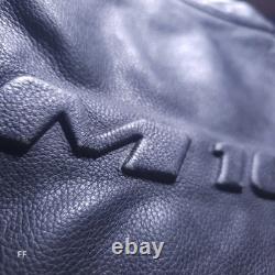 Suzuki Boulevard M109R Men's Leather Plated Motorcycle Jacket 40in Chest Black