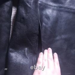 Suzuki Boulevard M109R Men's Leather Plated Motorcycle Jacket 40in Chest Black