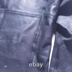 Suzuki Boulevard M109R Men's Leather Plated Motorcycle Jacket 40in Chest Black