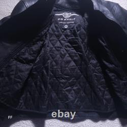 Suzuki Boulevard M109R Men's Leather Plated Motorcycle Jacket 40in Chest Black