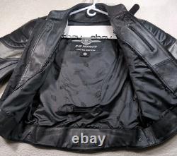 Suzuki Boulevard Protective Moto Jacket M109R Men 2XL Black Leather Riding Coat