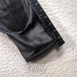 Suzuki Boulevard Protective Moto Jacket M109R Men 2XL Black Leather Riding Coat