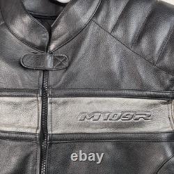 Suzuki Boulevard Protective Moto Jacket M109R Men 2XL Black Leather Riding Coat
