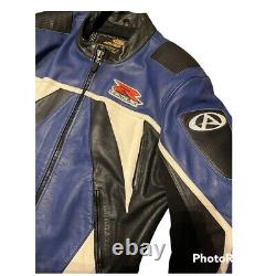 Suzuki V1 GSX Elite Leather Jacket by ABV Sports Men's Size 50