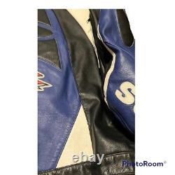 Suzuki V1 GSX Elite Leather Jacket by ABV Sports Men's Size 50