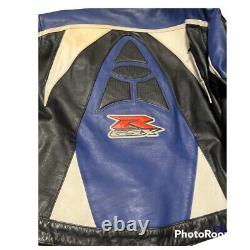 Suzuki V1 GSX Elite Leather Jacket by ABV Sports Men's Size 50