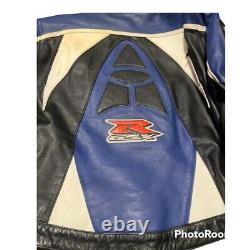 Suzuki V1 GSX Elite Leather Jacket by ABV Sports Men's Size 50