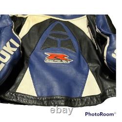 Suzuki V1 GSX Elite Leather Jacket by ABV Sports Men's Size 50