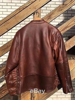 TRD Horsehide Rider leather jacket, coat, 44 46, biker motorcycle quality USA