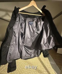 TRIUMPH Official Black Armor Motorcycle Jacket, Men's Sz M 42/52- LIKE NEW