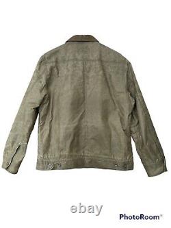 Taylor Stitch Lined Long Haul Jacket Halley Stevensons Waxed Canvas Size 42 Lg