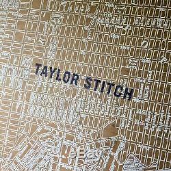Taylor Stitch Moto Jacket Whiskey Steerhide Leather Jacket Mens Large 42