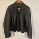 Taylor's Leatherwear Leather Police Jacket with Liner Size 46 Large Made in USA