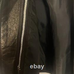 Taylor's Leatherwear Leather Police Jacket with Liner Size 46 Large Made in USA