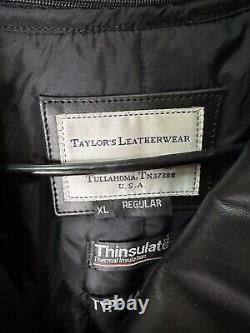 Taylor's Leatherwear Type 4473-Z Leather Jacket withThinsulate Lining XL Regular