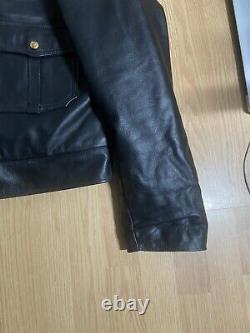 Taylor's Leatherwear Vintage Police / Motorcycle Jacket (L)