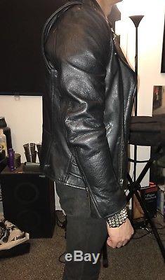 The CAST (NYC) Mens XS Punk Leather Motorcycle Jacket