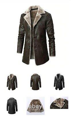 The Machiavelli Faux Leather Designer Winter Jacket Multiple Colors