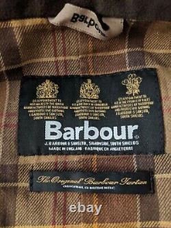 The Original Barbour Tartan Barbour Waxed Cloth Cotton England All Weather $400