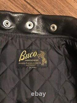 The Real McCoy's BUCO J-82, Black Shinki Horsehide (Size 44)