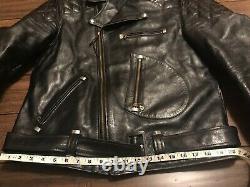 The Real McCoy's BUCO J-82, Black Shinki Horsehide (Size 44)