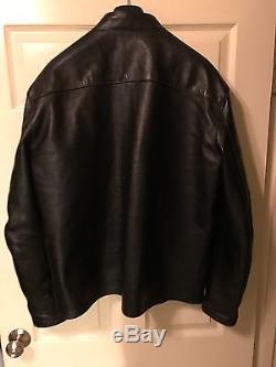 The Real Mccoys Buco J-100 Horsehide Leather Cafe Racer Jacket XL 46