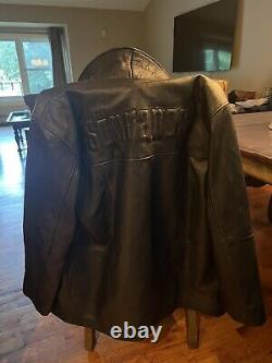 The Sopranos HBO Exclusive Promotional Men Leather Jacket Size XL- RARE
