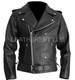 The Terminator Arnold Movie Inspired Men Black Leather Biker Motorcycle Jacket