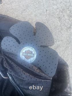 This Harley-Davidson Jacket Is A Black Textile Motorcycle Jacket Size XL