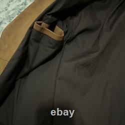 Thursday Leather Motorcycle Jacket Cognac Brown Men's Size Medium