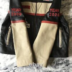 Tough Riders Leather Racing Jacket Fila PlayStation PS1 2006 Champion Retro RARE