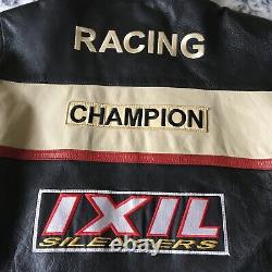Tough Riders Leather Racing Jacket Fila PlayStation PS1 2006 Champion Retro RARE