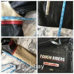 Tough Riders Leather Racing Jacket Fila PlayStation PS1 2006 Champion Retro RARE