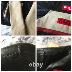 Tough Riders Leather Racing Jacket Fila PlayStation PS1 2006 Champion Retro RARE