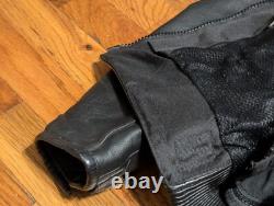 TourMaster Leather Motorcycle Jacket Men's 44 Large Coaster Series III Read