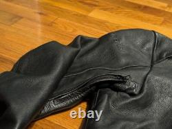 TourMaster Leather Motorcycle Jacket Men's 44 Large Coaster Series III Read