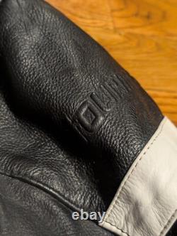TourMaster Leather Motorcycle Jacket Men's 44 Large Coaster Series III Read