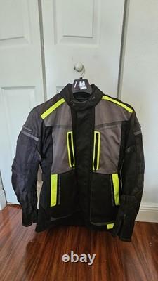 Tourmaster Transition Mens Textile Motorcycle Jacket Hi-Vis