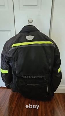 Tourmaster Transition Mens Textile Motorcycle Jacket Hi-Vis
