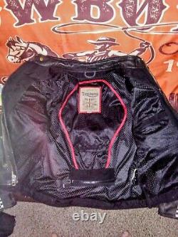 Triumph Genuine Leather Motorcycle jacket men's Med