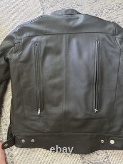 Triumph Leather Motorcycle Jacket MENS size 44/54