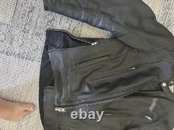 Triumph Leather Motorcycle Jacket MENS size 44/54