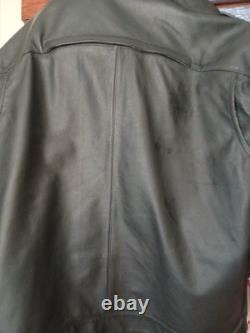 Triumph Men's XXL Armoured Leather Riding Coat Jacket Protective Padding