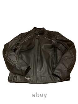 Triumph Motorcycles Leather Jacket Armored Liner Vented NICE! Medium Large