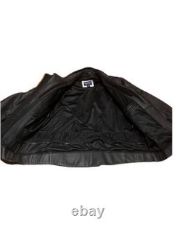 Triumph Motorcycles Leather Jacket Armored Liner Vented NICE! Medium Large