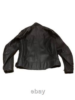Triumph Motorcycles Leather Jacket Armored Liner Vented NICE! Medium Large