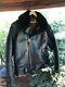Trojan Horse Black Horsehide Leather Jacket Size 48. Schott USA
